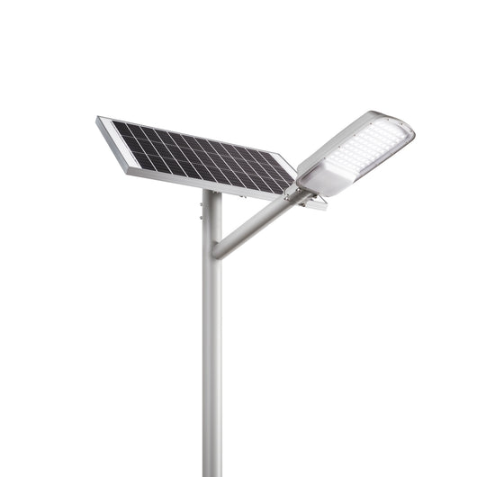 Faro stradale RADIUS in alluminio con pannello solare 15W 48W 2100LM 4000K