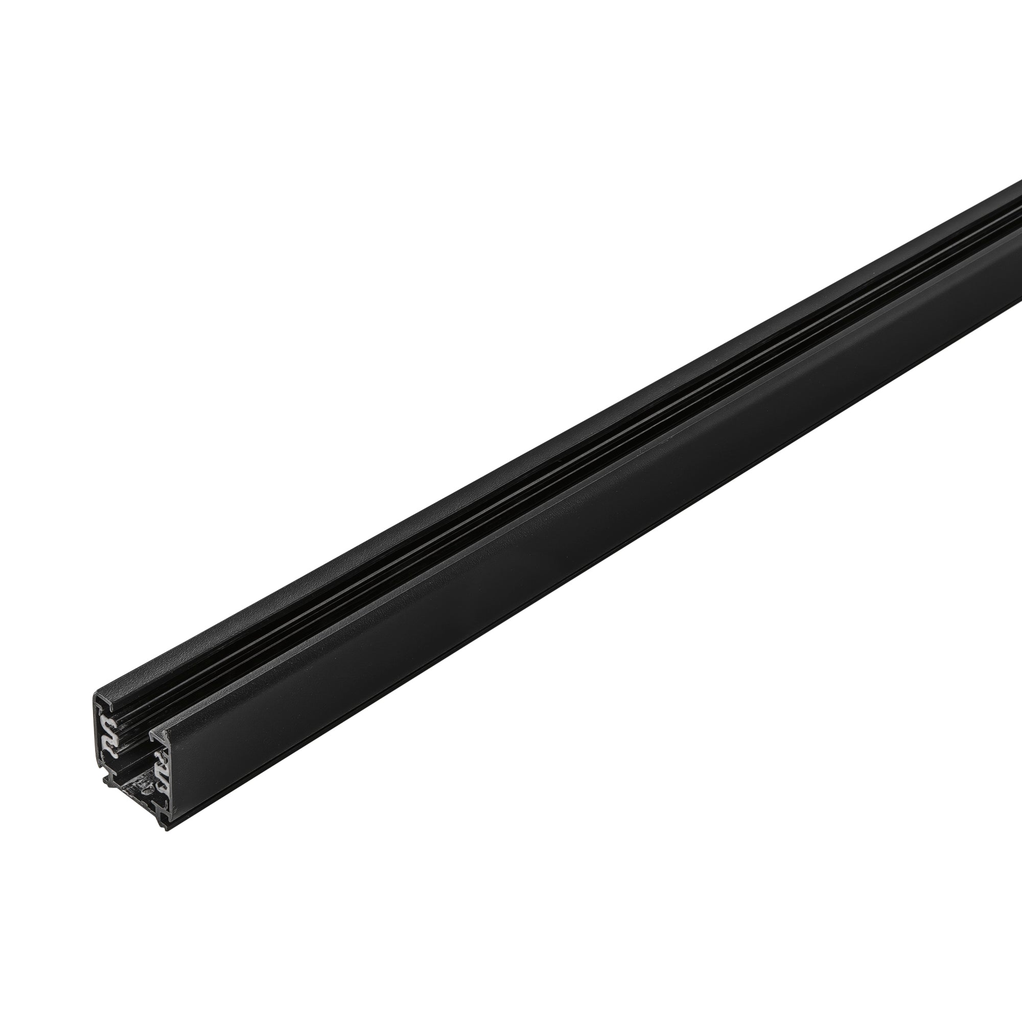 Binario trifase RAIL in alluminio nero opaco 2 metri