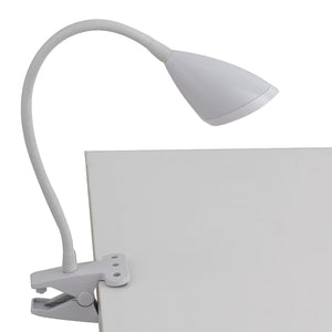 Lampada da lettura LED HEGEL bianca con pinza 3,7W 4000K (luce naturale)