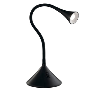 Lampada da lettura LED NEWTON in metallo nero 3,2W 4000K (luce naturale)