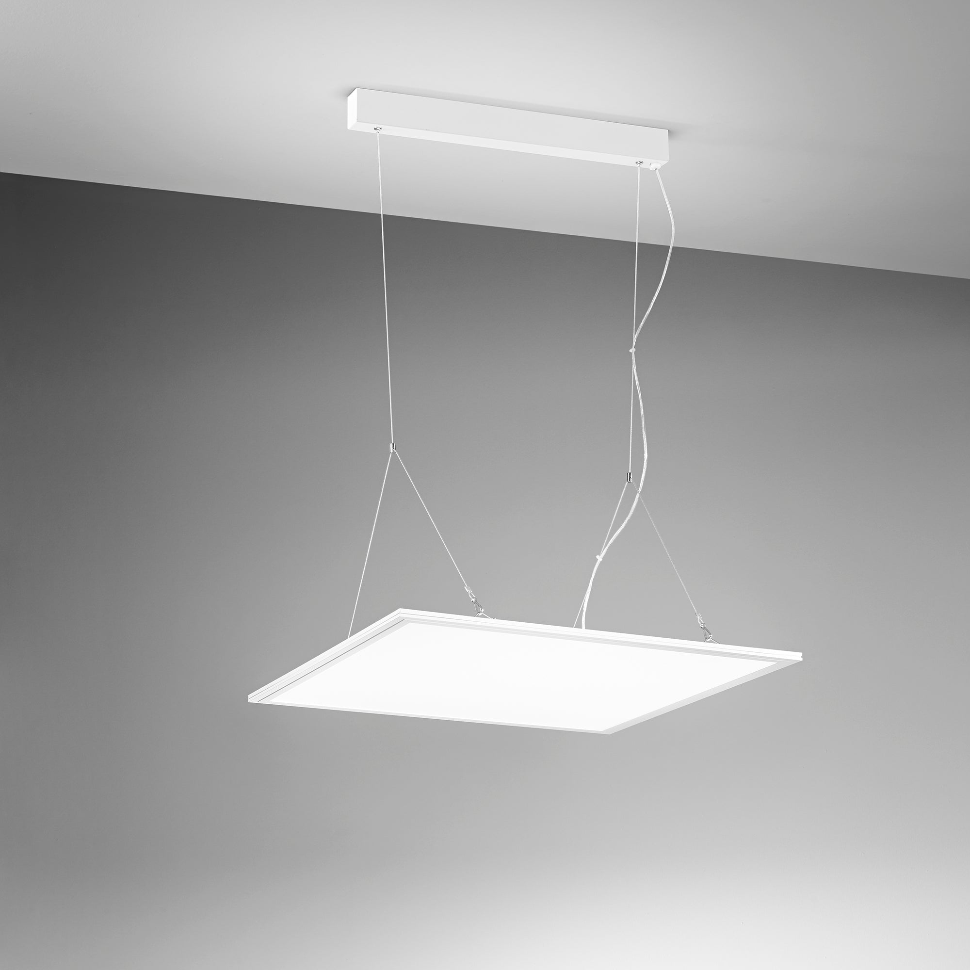 Pannello LED 40W in alluminio con finitura bianca 60x60 4000k luce naturale