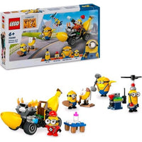 LEGO CATTIVISSIMO ME I MINIONS E L' AUTO BANANA CON 4 PERSONAGGI E ACCESSORI