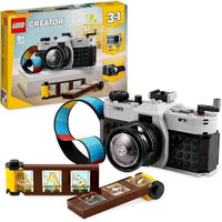 LEGO CREATOR 3 IN 1 FOTOCAMERA RETRÃƒâ€™ MACCHINA FOTOGRAFICA GIOCATTOLO TRASFORMABILE IN VIDEOCAMERA O TV VINTAGE