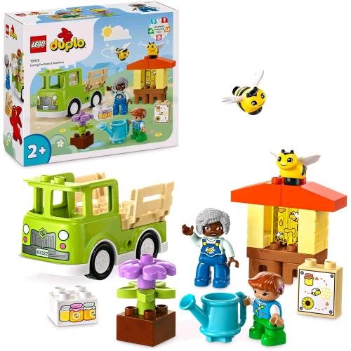 LEGO DUPLO CURA DI API E ALVEARI CON 2 PERSONAGGI E CAMION