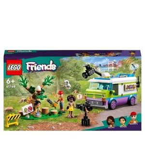 LEGO FRIENDS FURGONE DELLA TROUPE TELEVISIVA CON CAMION GIOCATTOLO 3 MINI BAMBOLINE E 1 FIGURA ANIMALE