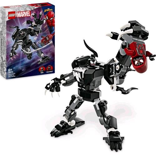 LEGO MARVEL MECH DI VENOM VS MILES MORALES ACTION FIGURE SNODABILE DA COSTRUIRE CON MINIFIGURE DI SPIDERMAN