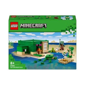 LEGO MINECRAFT BEACH HOUSE DELLA TARTARUGA CASA GIOCATTOLO DA COSTRUIRE CON 3 PERSONAGGI