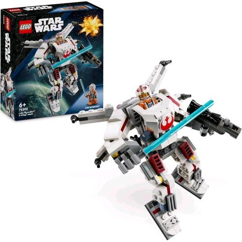 LEGO STAR WARS MECH X WING DI LUKE SKYWALKER VEICOLO ROBOT CON MINIFIGURA E SPADA