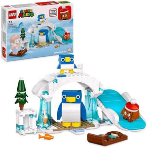 LEGO SUPER MARIO PACK DI ESPANSIONE LA SETTIMANA BIANCA DELLA FAMIGLIA PINGUOTTO CON 3 PERSONAGGI