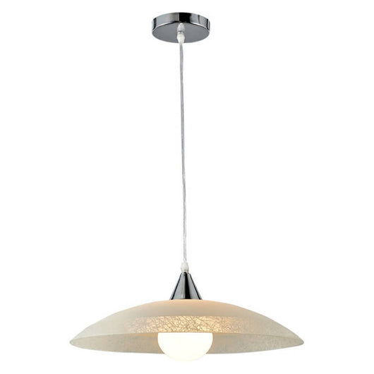 4097/Sm - Lampadario In Sospensione Lente Diam.40