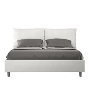 Letto Matrimoniale 160x210 cm Senza Rete Antea Bianco