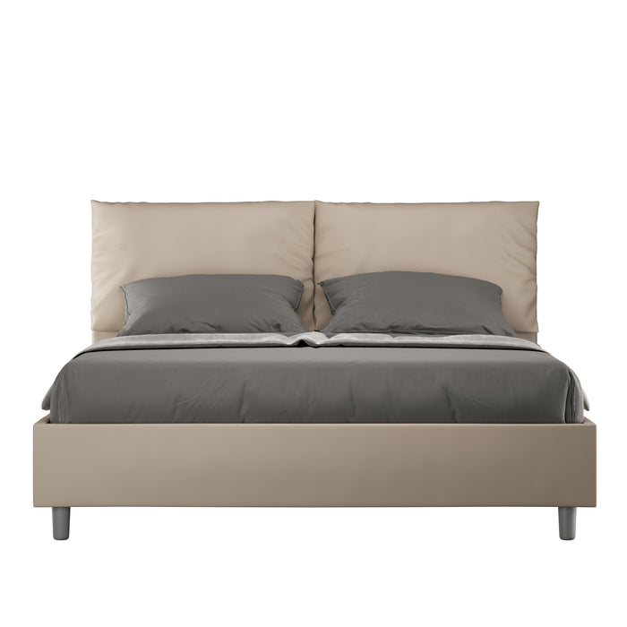 Letto Matrimoniale 160x210 cm Senza Rete Antea Tortora