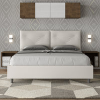 Letto Matrimoniale 160x210 cm Senza Rete Appia Bianco