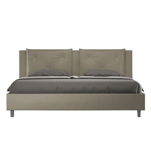 Letto Matrimoniale 160x190 cm con Rete Appia Cappuccino