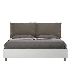 Letto Matrimoniale 160x190 cm Senza Rete Antea Egos Cappuccino