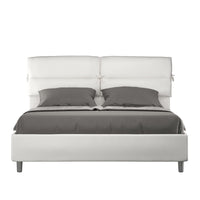 Letto Matrimoniale 160x210 cm con Rete Nandy Bianco