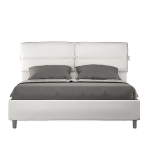 Letto Matrimoniale 160x210 cm Senza Rete Nandy Bianco