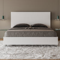 Letto matrimoniale con rete 160x190 bianco frassino New Egos