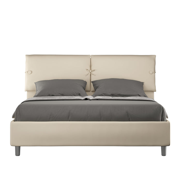 Letto Matrimoniale 160x200 cm Senza Rete Sleeper Tortora