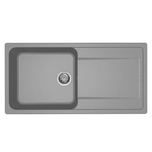 Lavello Elleci Incasso 1 vasca 100x50 Life 480 Granitek Grigio Cemento LG248048