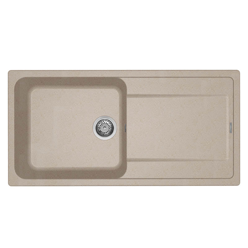 Lavello Elleci Incasso 1 vasca 100x50 Life 480 Granitek Avena LG248051