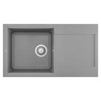 Lavello Elleci Incasso 1 vasca 78x43,5 Easy 290 Granitek Grigio Cemento LGY29048