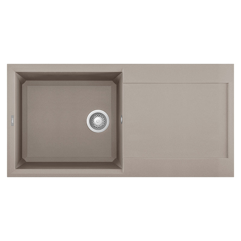 Lavello Elleci Incasso 1 vasca 100x50 Easy 480 Granitek Grigio Tortora LGY48043