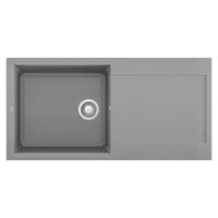 Lavello Elleci Incasso 1 vasca 100x50 Easy 480 Granitek Grigio Cemento LGY48048