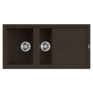 Lavello Elleci da incasso Best 475 Granitek Espresso Marrone LGB47578