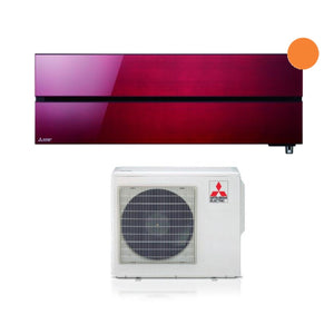 Climatizzatore Condizionatore Mitsubishi Electric Inverter serie Kirigamine Style 18000 Btu MSZ-LN50VGR Ruby Red R-32 Wi-Fi Integrato Classe A+++ Rosso