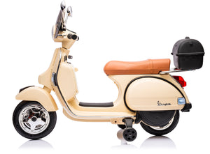 Piaggio Vespa PX150 Full Elettrica 12V per Bambini Crema