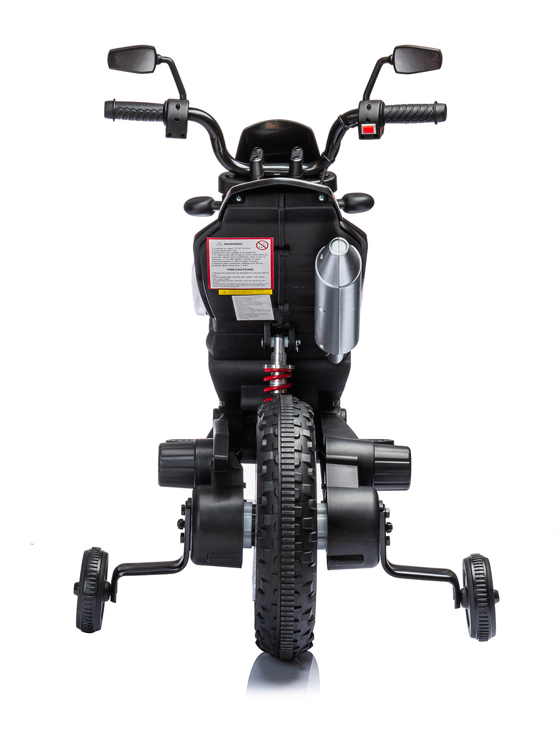 Moto Elettrica per Bambini 12V con Licenza Aprilia RX-125 Motocross Rossa