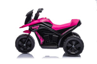 Moto Mini Elettrica per Bambini 6v 3 Ruote Rosa