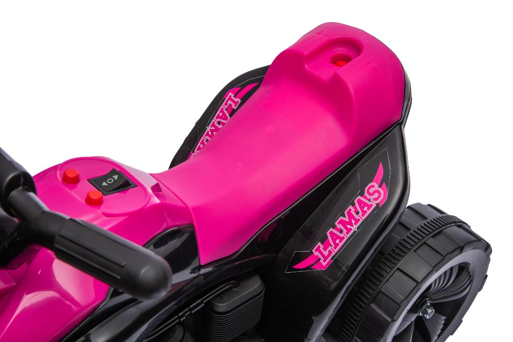 Moto Mini Elettrica per Bambini 6v 3 Ruote Rosa