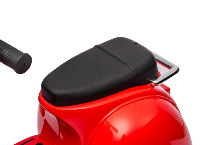 Piaggio Vespa con Sidecar Small Elettrica 6V per Bambini Rossa