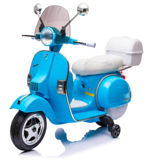 Piaggio Vespa PX150 Full Elettrica 12V per Bambini Azzurra