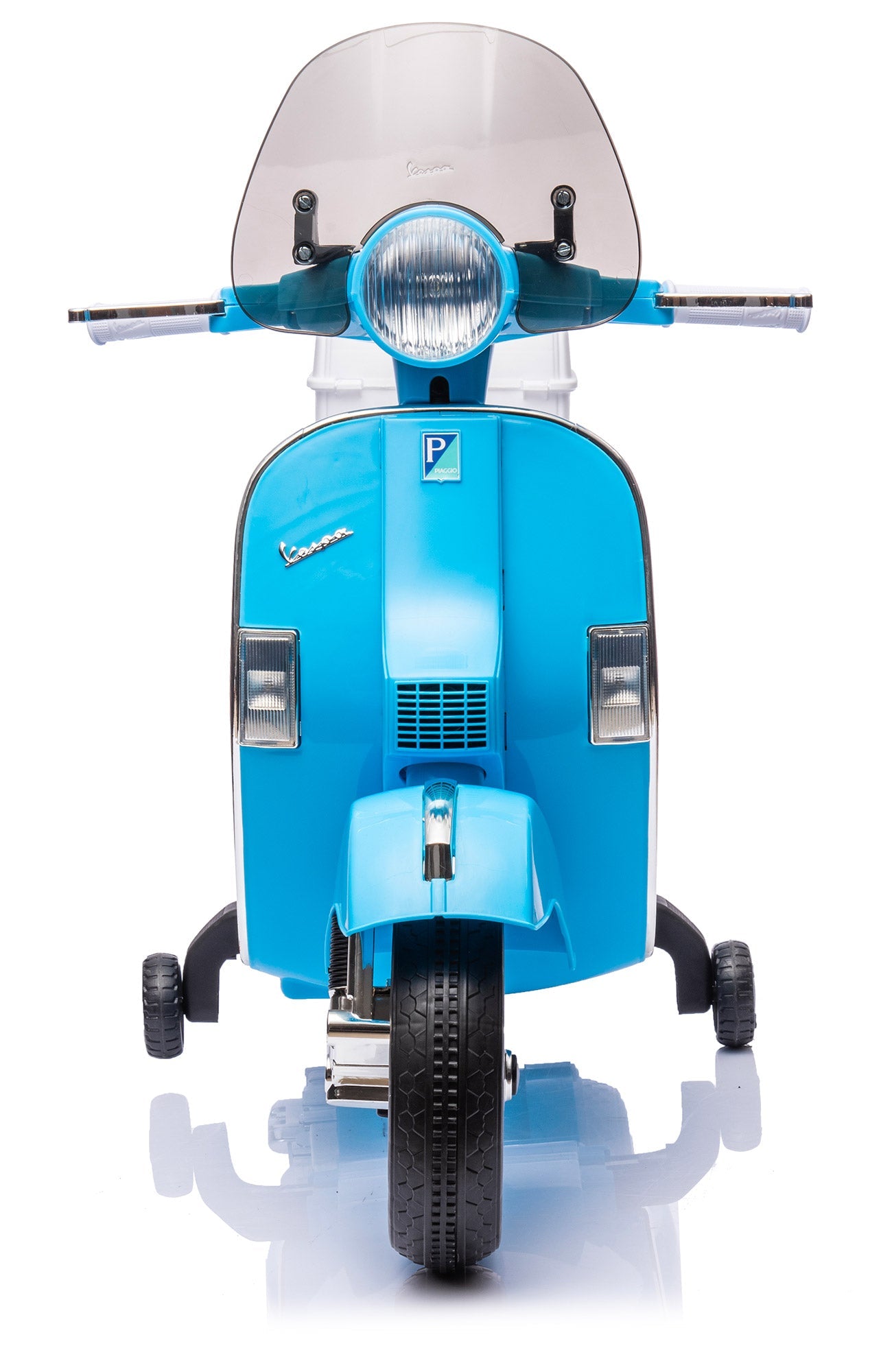 Piaggio Vespa PX150 Full Elettrica 12V per Bambini Azzurra