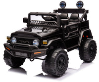 Macchina Elettrica per Bambini 12V Toyota Cruiser Nera