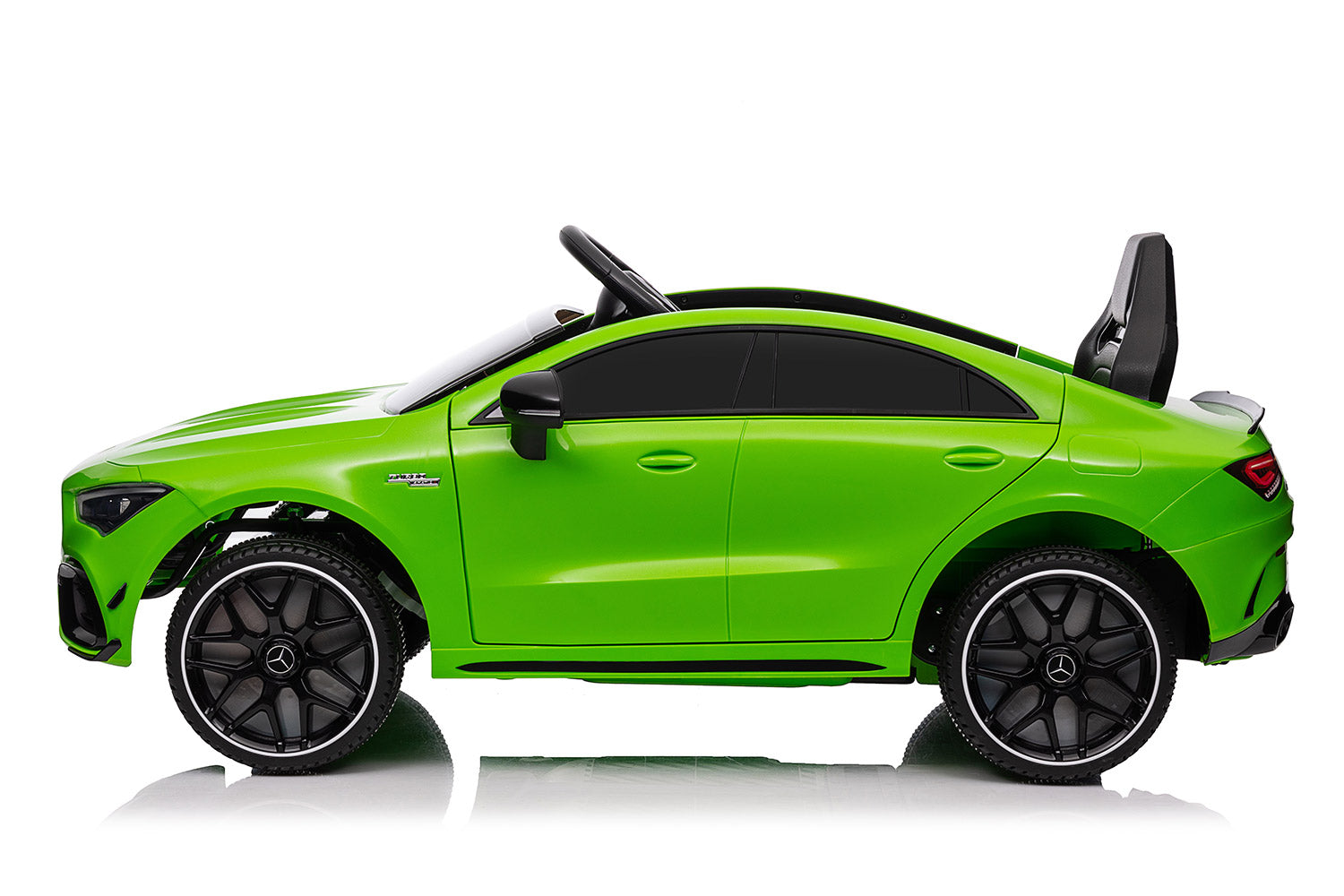 Macchina Elettrica per Bambini 12V con Licenza Mercedes CLA45 AMG Verde