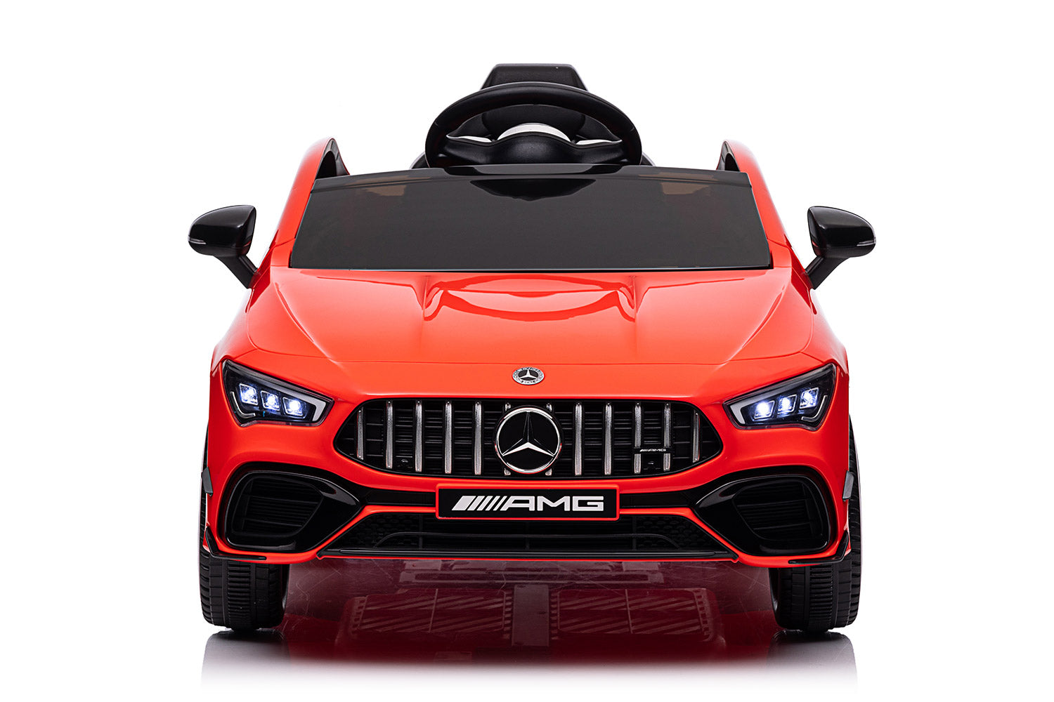 Macchina Elettrica per Bambini 12V con Licenza Mercedes CLA45 AMG Rossa