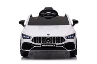 Macchina Elettrica per Bambini 12V con Licenza Mercedes CLA45 AMG Bianca