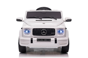 Macchina Elettrica per Bambini 12V con Licenza Mercedes AMG G 63 Bianca