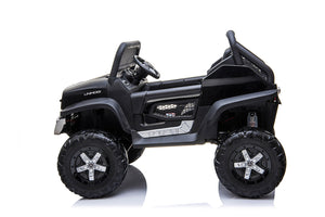 Macchina Elettrica per Bambini 12V con Licenza Mercedes Unimog Nera