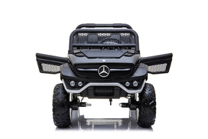 Macchina Elettrica per Bambini 12V con Licenza Mercedes Unimog Nera