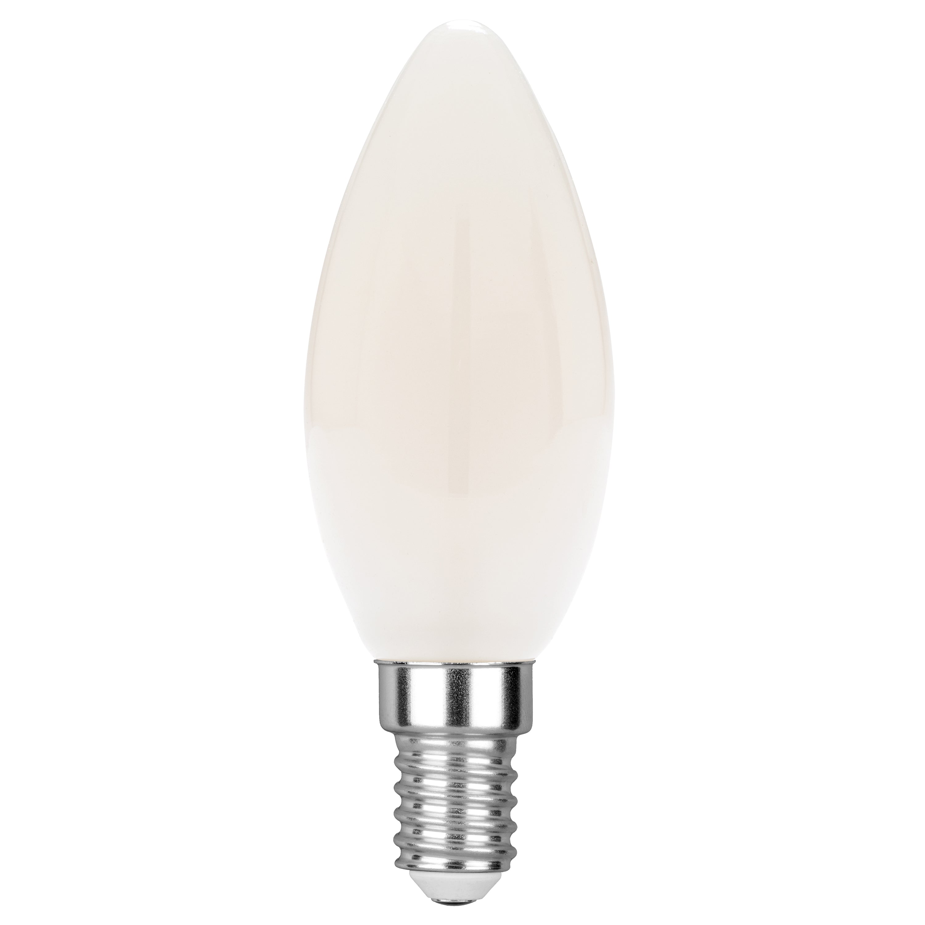 LAMPADINA LED FILAMENTO CANDELA BIANCO E14 6W 680LM 2700K 300° 35X98mm 15000h CRI80