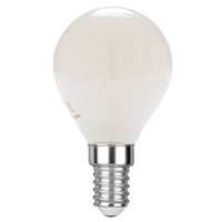 LAMPADINA LED FILAMENTO GLOBO BIANCO E14 4W 400LM 4000K 300° 45X78mm 15000h CRI80