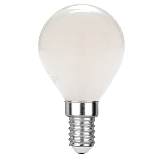 LAMPADINA LED FILAMENTO GLOBO BIANCO E14 6W 680LM 2700K 300° 45X78mm 15000h CRI80