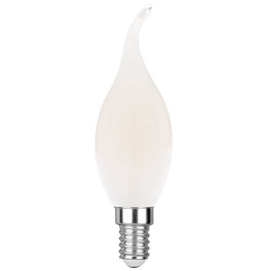 LAMPADINA LED FILAMENTO SOFFIO DI VENTO BIANCO E14 4W 400LM 2700K 300° 35X120mm 15000h CRI80