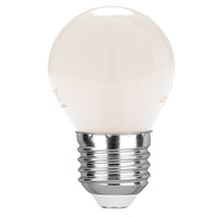 LAMPADINE LED FILAMENTO BIANCO E27 4W 400LM 4000K 300° 45X76mm 15000h CRI80