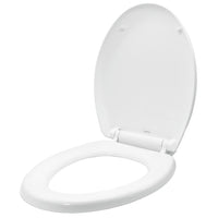 Sedile wc copri water tavoletta vaso universale bianco polipropilene pp sistema soft closing bagno *** pezzi 1